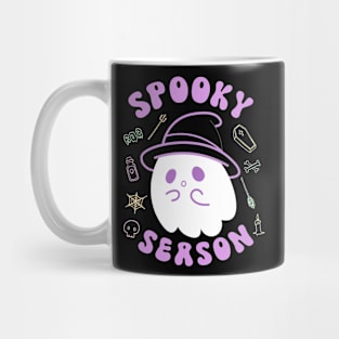 Spooky Season Kawaii Pastel Goth Cute Witchy Ghost Halloween Mug